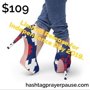 #PrayerPause American Woman Platform Heels